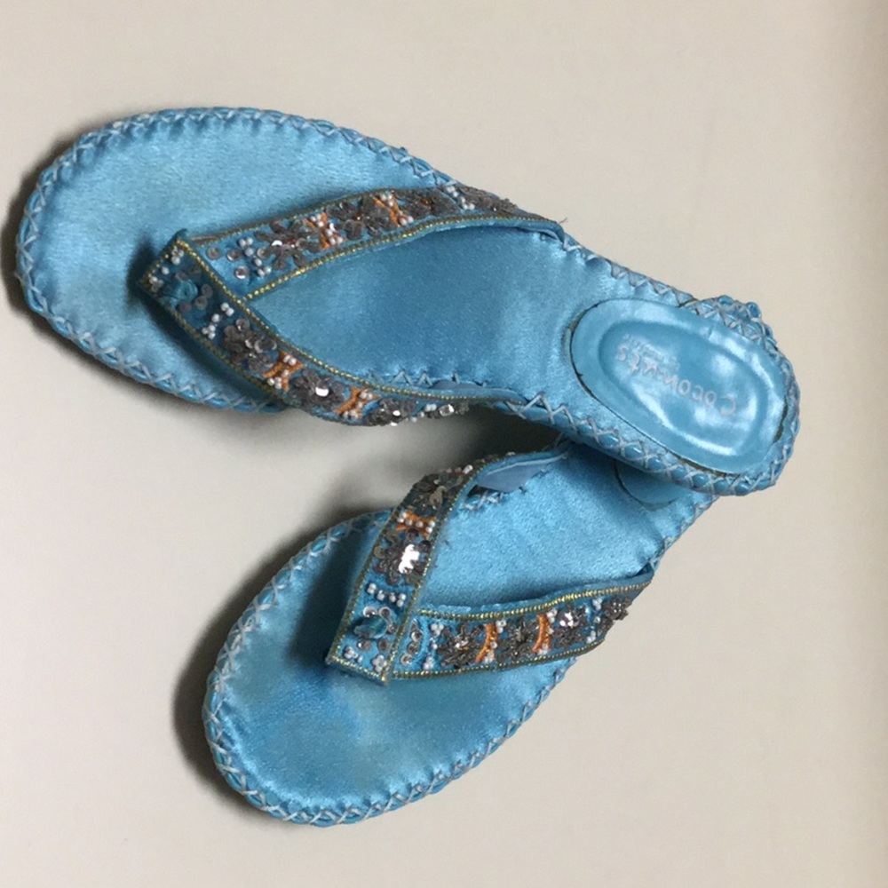 Beaded sandals